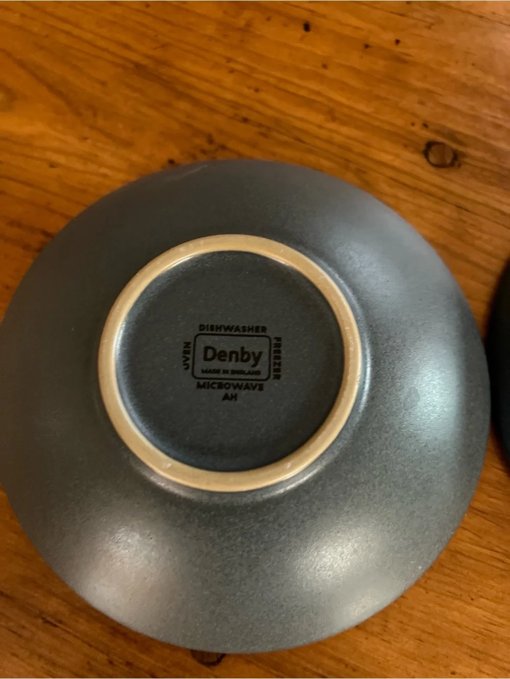 Denby Studio Grey Small Ridged Bowls